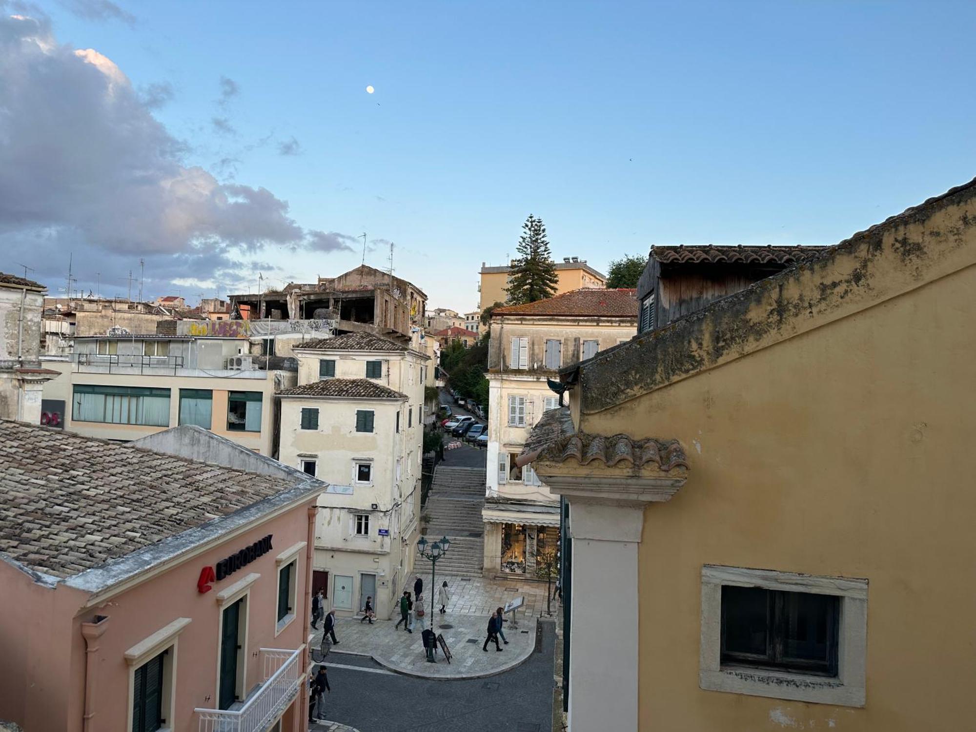 Ferienwohnung Semeli Old Town Corfu Retreat With Amazing Views Exterior foto